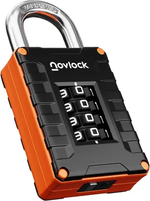Produktbild von Kombinationsschloss, robust, 1 Stück, Zinklegierung, für Schränke