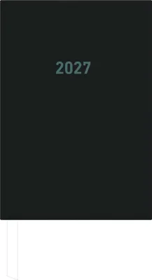 Produktbild von Buchkalender 1T/1S schwarz 2027