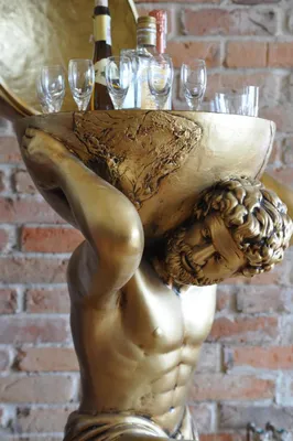 Image de Style antique Globe Classique Atlas Minibar Bar Vin Etagère Statue Déco