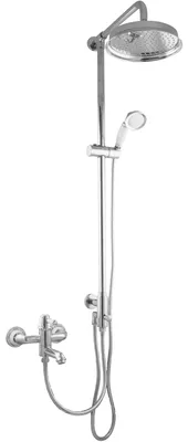 Produktbild von PaulGurkes Aufputz Duschsystem für Badewannen Regendusche Nostalgie Retro