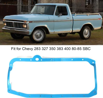 Image de Joint de carter d'huile, pièce de rechange, bleu, compatible avec les moteurs Chevy 283 327 350 383 400