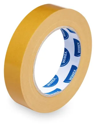 Produktbild von 2x Doppelseitiges Klebeband 25 mm x 25 m mit Folienträger 80my