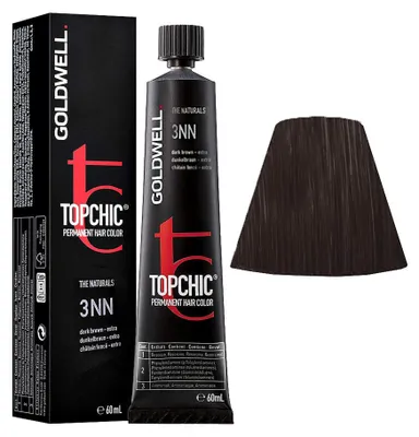 Produktbild von Goldwell Topchic The Naturals, Braun, 3NN, Dark Brown Extra, Unisex, 60 ml, Alle Haare