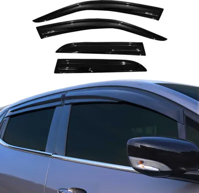 Zdjęcie produktu dla 4x owiewka przeciwdeszczowa do Seat Ibiza 2002-2008 ciemny akryl