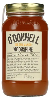 Image de O'Donnell Moonshine GOLDEN MANGO Likör 20% Vol. 0,7l