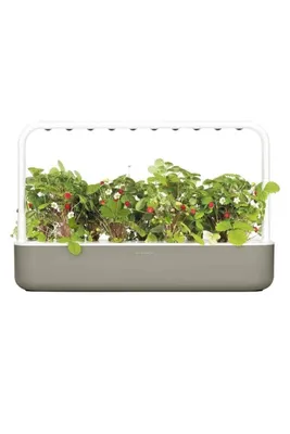 Zdjęcie produktu dla Click and Grow Smart Garden 9 inteligentnych doniczek + 9 kapsułek z nasionami, beżowy