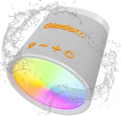 Immagine prodotto di con luci RGB, accoppiamento stereo, bassi intensi, impermeabile IPX6, Bluetooth 5.3, altoparlante portatile per casa, esterno, campeggio, regalo