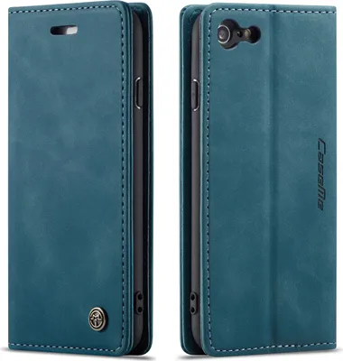 Produktbild von iPhone 6s Hülle, LaimTop Retro Kunstledertasche TPU Innere, Kartenfächer, Magnetverschluss, Klapphülle mit Standfunktion Schutzhülle für iPhone 6 / 6s Blau