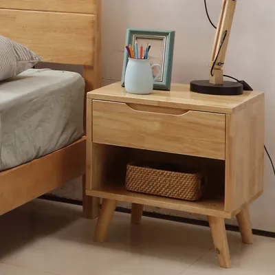 Produktbild von 360Home Nachttisch Nachtkonsole fürs Schlafzimmer Aufbewahrungsschrank A【NC101】