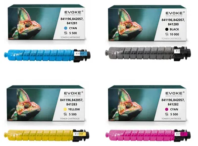 Produktbild von Evoke kompatibler Toner für Ricoh MPC-2030 MPC-2050 MPC-2550 4x CMYK:Schwarz,Cyan,Magenta,Gelb 26500 Seiten MP C2030 C2050 C2530 MPC2050 MPC2550; Nashuatec MP C2030 MPC2050