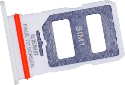Produktbild von SIM-Kartenhalter für Xiaomi Redmi Note 12 Pro 5G (22101316I), 1611701000219A, Weiss