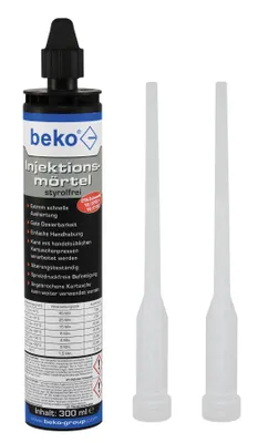 Produktbild von BEKO Injektions-Moertel-Set styrolfrei 270 285 300ml inkl. 2 Zwangsmischer