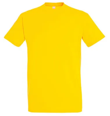 Image de SOLS - T-shirt « Imperial » pour hommes/femmes unie, coton filé à l'anneau LT2562 (3XL) (doré)