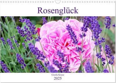 Produktbild von Rosenglück (Wandkalender 2025 DIN A3 quer), CALVENDO Monatskalender