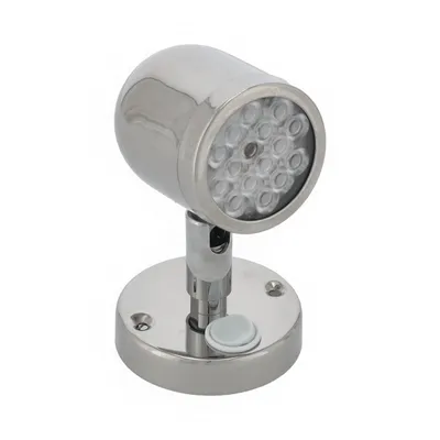 Produktbild von LED Edelstahl Leseleuchte Tageslicht-Lampe mit Schalter 12 Volt Boote & Wohnmobile