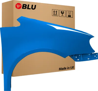 Produktbild von BLU Kotflügel Passend für VW Volkswagen Touran 1T1 LA5X Rechts Blau DivingBlau | 2003-2006 | Vorderseite Vorne | Lackiert | Einbaufertig