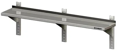 Produktbild von Wandbord m. Konsolen und Wandschienen 1800x300x400mm