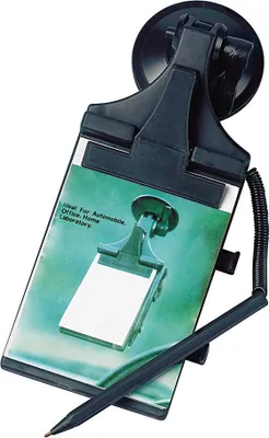 Zdjęcie produktu dla Uchwyt na notatnik Lampa z przyssawką - 85x115 mm