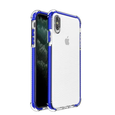 Produktbild von Spring Armor Silikonhülle für iPhone XS Max - Blau KP9575