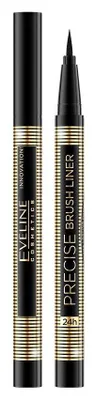 Immagine prodotto di Eveline Cosmetics Precise Brush Liner – eyeliner, a lunga tenuta, preciso – Cartone da 50