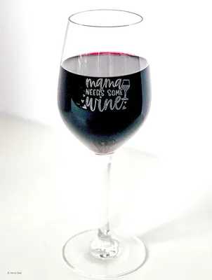 Produktbild von Muttertagsgeschenk: Weinglas-Set für Mama – Robustes Glas – Geschenk für Mutter