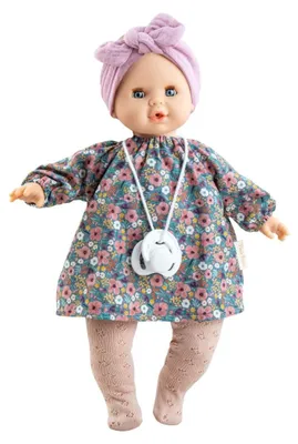 Zdjęcie produktu dla Lalka Paola Reina Sonia w sukience w kwiaty, 36 cm, realistyczna zabawka
