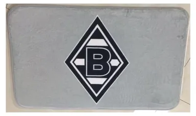 Produktbild von Borussia Mönchengladbach Badematte Fussball Grau