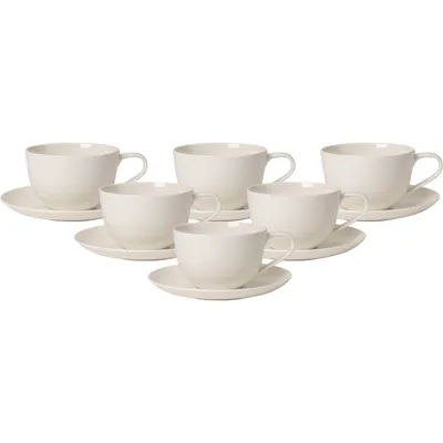 Produktbild von Villeroy & Boch For Me Frühstückstasse mit Untertasse 300 ml 6er Set