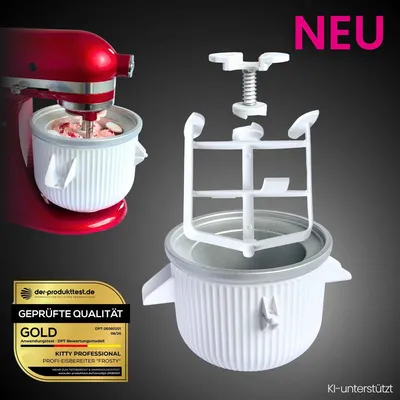 Produktbild von Kitty Professional Profi-Eisbereiter "Frosty" komp. mit KitchenAid Küchenmaschinen