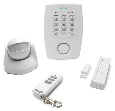 Produktbild von Avidsen 100702 Alarm monozone kabellos mit Bewegungsmelder Infrarot/Öffnungsmeld