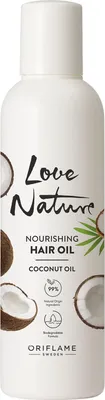 Obrázek produktu pro Oriflame Love Nature Vyživující olej na vlasy s kokosovým olejem 100 ml