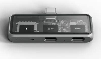 Produktbild von Satechi USB-C PD Mobile XR Hub & MicroSD Card Reader space grey