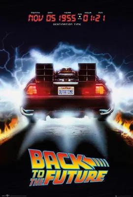 Produktbild von Zurück in die Zukunft Poster: Delorean (6)