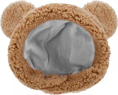 Produktbild von Warme Bärenmütze - Verstellbare Pet Headwear Cap - Ohren Design für Katzen - Kleine Welpen Hunde