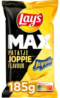 Produktbild von Lay's Max Superchips Patatje Joppie, 185 g – würzige Kartoffelchips Snack