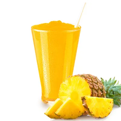 Image de Goût d'ananas 1:8 Smoothie Slush Ice Frozen Granita Sorbet Glace