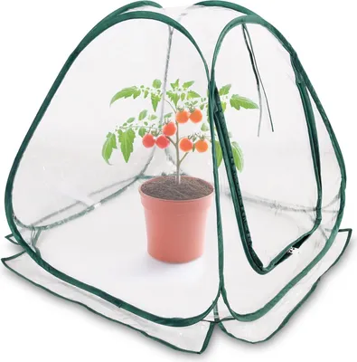 Obrázek produktu pro Mini skleník na rostliny – 60 x 60 cm – průhledné PVC – snadné použití