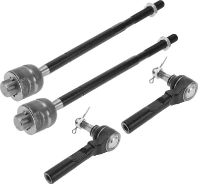Produktbild von 4 Stücke Vordere Innere Äußere Spurstangenköpfe Kit Aufhängung Lenkung Spurstangenkopf für GMC Savana 1500 2003-2014 für Chevrolet Express 2500 2003-2005 Spurstange