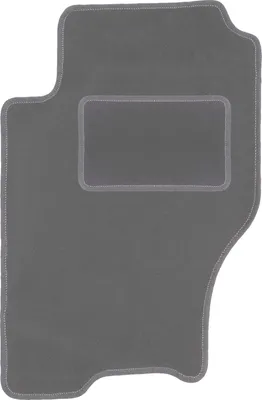 Produktbild von Fahrerfußmatte Velours graphit passend für Kia Sorento I (2003-2009, SUV) – mit Befestigungen – passgenau