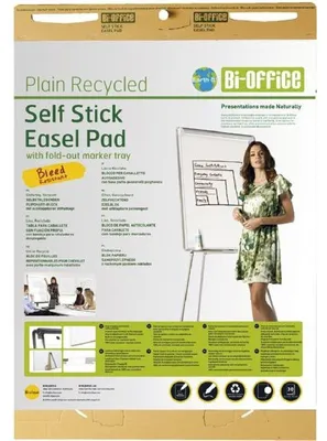 Produktbild von Bi-Office Flipchartblock "Earth" selbstklebend 2 x 30 Blatt