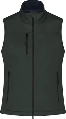 Produktbild von Ladies' Softshell Vest graphite, Gr. S