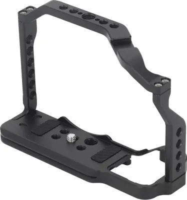 Image de Fixation pour appareil photo en alliage d'aluminium, fixation rapide, entretoises antidérapantes, vis 3/8" pour accessoires d'appareil photo