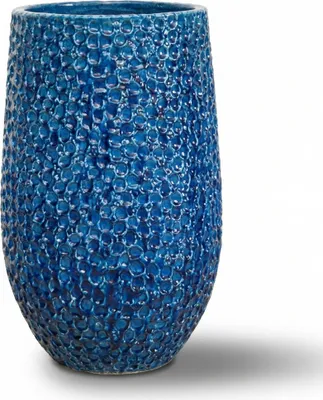 Zdjęcie produktu dla Doniczka ceramiczna Provencelia PARIS Niebieski, Ø39 cm x H63 cm, mrozoodporna