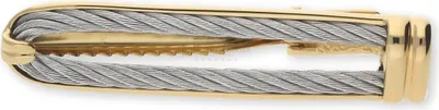 Produktbild von Charriol Krawattennadel Edelstahl Silber 1110101 Gold plattiert