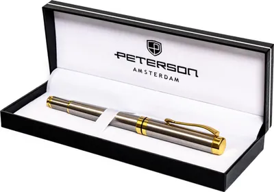 Produktbild von PTN 339-3880 silberner Kugelschreiber in Box
