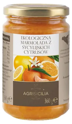 MARMOLADA Z CYTRUSÓW SYCYLIJSKICH BIO 360 g - AGRISICILIA