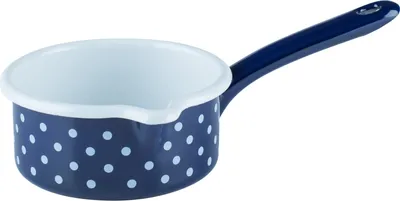 Produktbild von Riess Stielkasserolle Dirndl in Pünktchenblau 12 cm