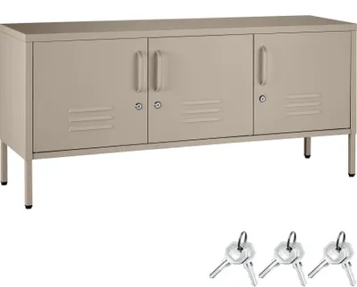 Immagine prodotto di tectake® Credenza Baker con sistema anti-ribaltamento e piedini regolabili in altezza