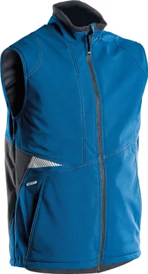 Produktbild von DASSY® Fusion Softshell-Weste AZURBLAU/ANTHRAZITGRAU Gr.3XL Länge: STANDARD