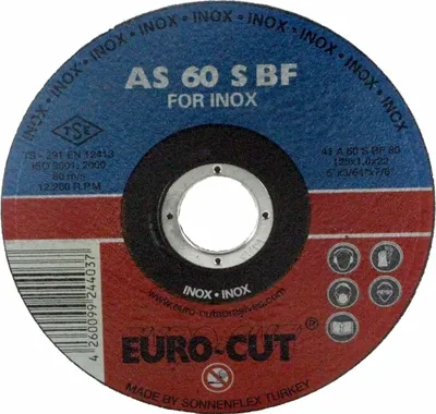 Produktbild von Edelstahl-Trennscheibe 'Euro Cut' 115 x 22,2 x 1,0 mm, gerade